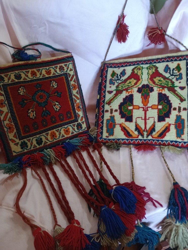 13" x 36" Handmade Middle Eastern Wool Bag Set