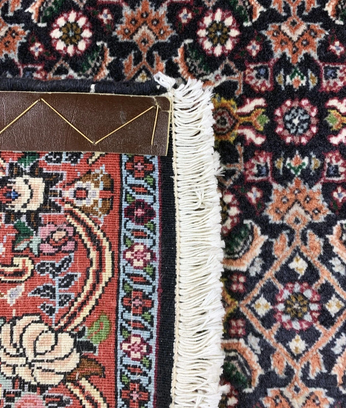 Vintage Per'sian Bijar Iron Rug 3x5 4x5 Corkwool Hand Knotted Kurk Wool Carpet gallery