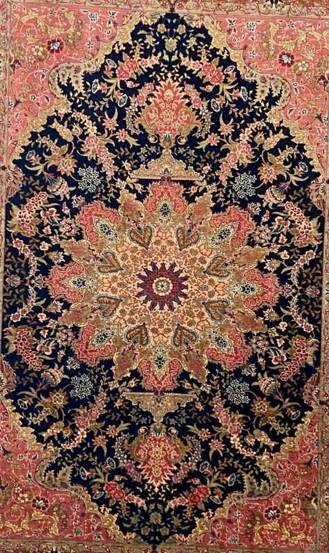 Turkish Hereke PURE SILK Rug 1600 KPSI MASTERPIECE MUSEUM GRADE SIGNED FRAMED gallery