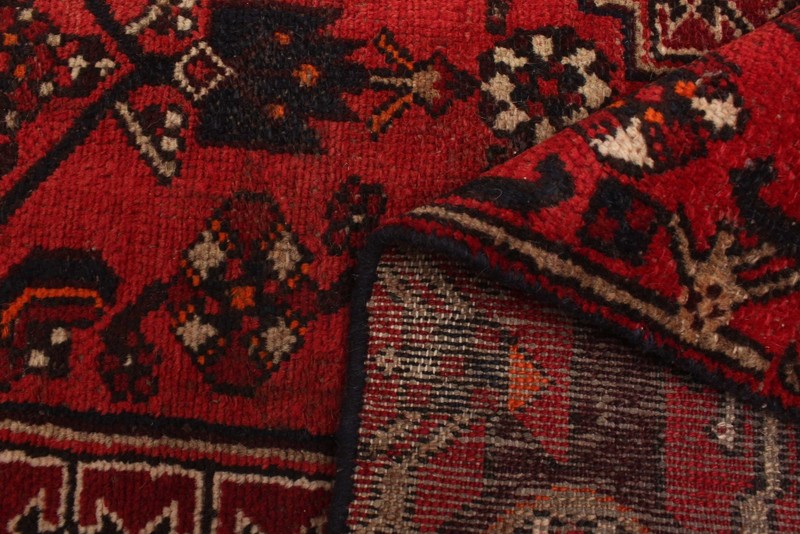 Vintage 3'1" x 5'11" Traditional Hand Knotted Vegetable Dye Wool Area Rug gallery