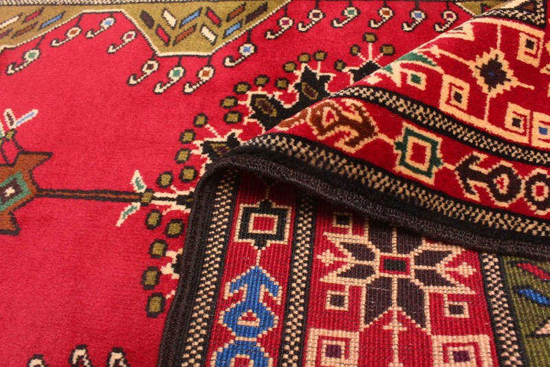 Vintage Traditional Hand-Knotted Area Rug 2'11" x 4'10" Oriental Wool Carpet gallery