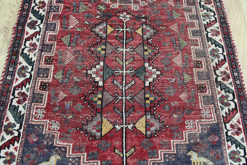 Antique Handmade Persian Tribal Runner 256 x 83 cm Hand Knotted Wool Runner gallery