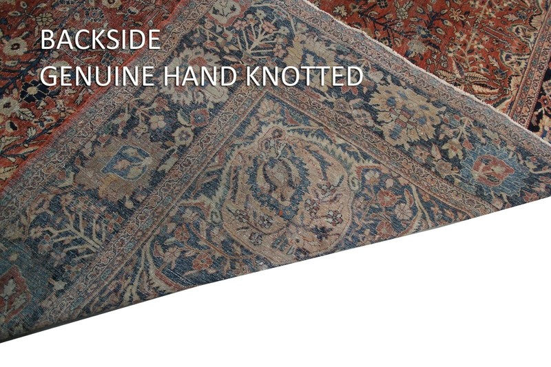 13x17 Hand Knotted Wool Rug Large Central Medallion with Ornate Floral Border gallery