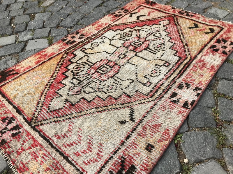 Handmade Rug Turkish Area Rug Vintage Rug Oushak Rug Antique Rug Bohemian Rug gallery