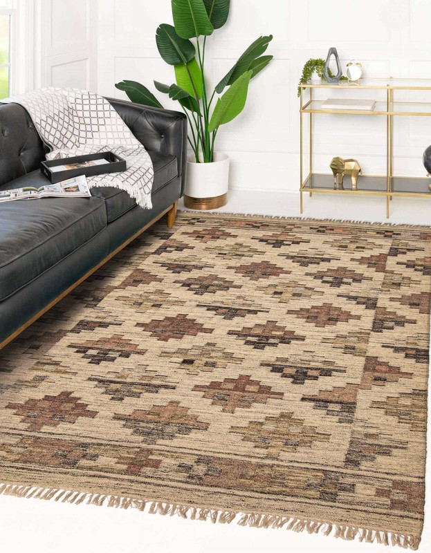 Vintage Hand Woven Area Rug 5'8" x 7'7" Traditional Wool Oriental Carpet gallery