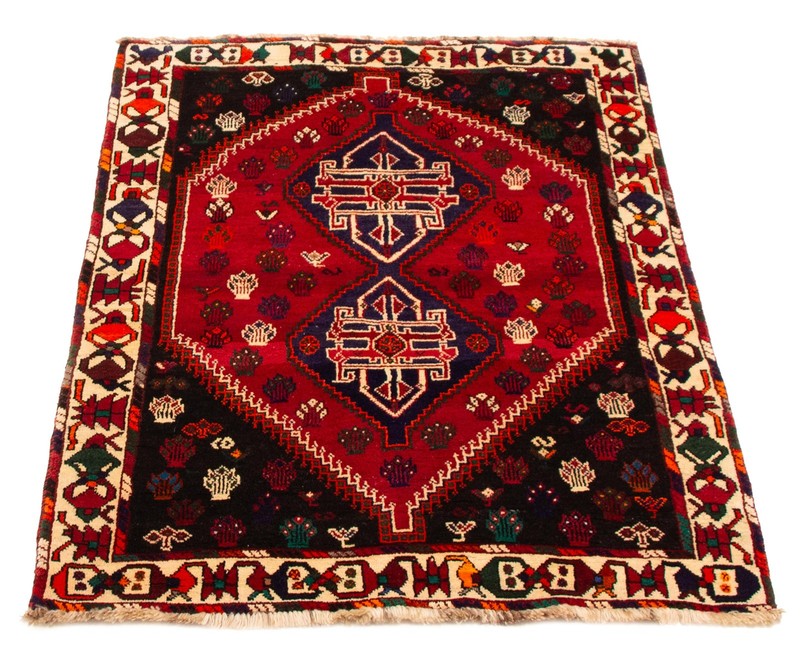 Vintage 3'7" x 5'1" Traditional Hand Knotted Vegetable Dye Wool Area Rug gallery