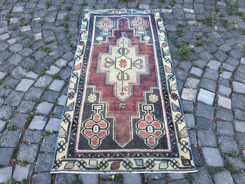 Handmade Rug Turkish Area Rug Vintage Rug Oushak Rug Antique Rug Bohemian Rug gallery