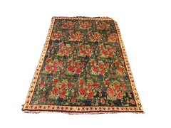 Veg. dye S.Antique Hand Knotted Vintage Tribal Geometric Area Rug 4’x6’3,2079