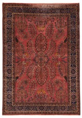 Vintage 8’2″ x 11’6″ Traditional Hand Knotted Vegetable Dye Wool Area Rug