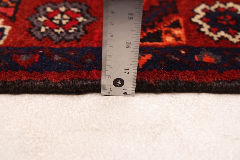 3'8" x 9'4" Vintage Hand-knotted Runner Rug Traditional Oriental Wool Carpet gallery