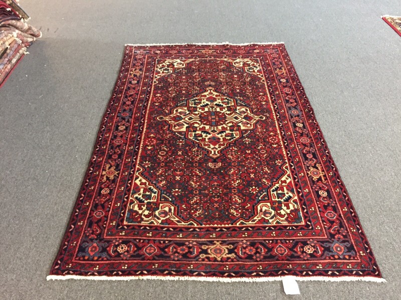 S.Antique Hand Knotted Vintage Oriental Area Rug Traditional Carpet 4’3x6’9,3242 gallery