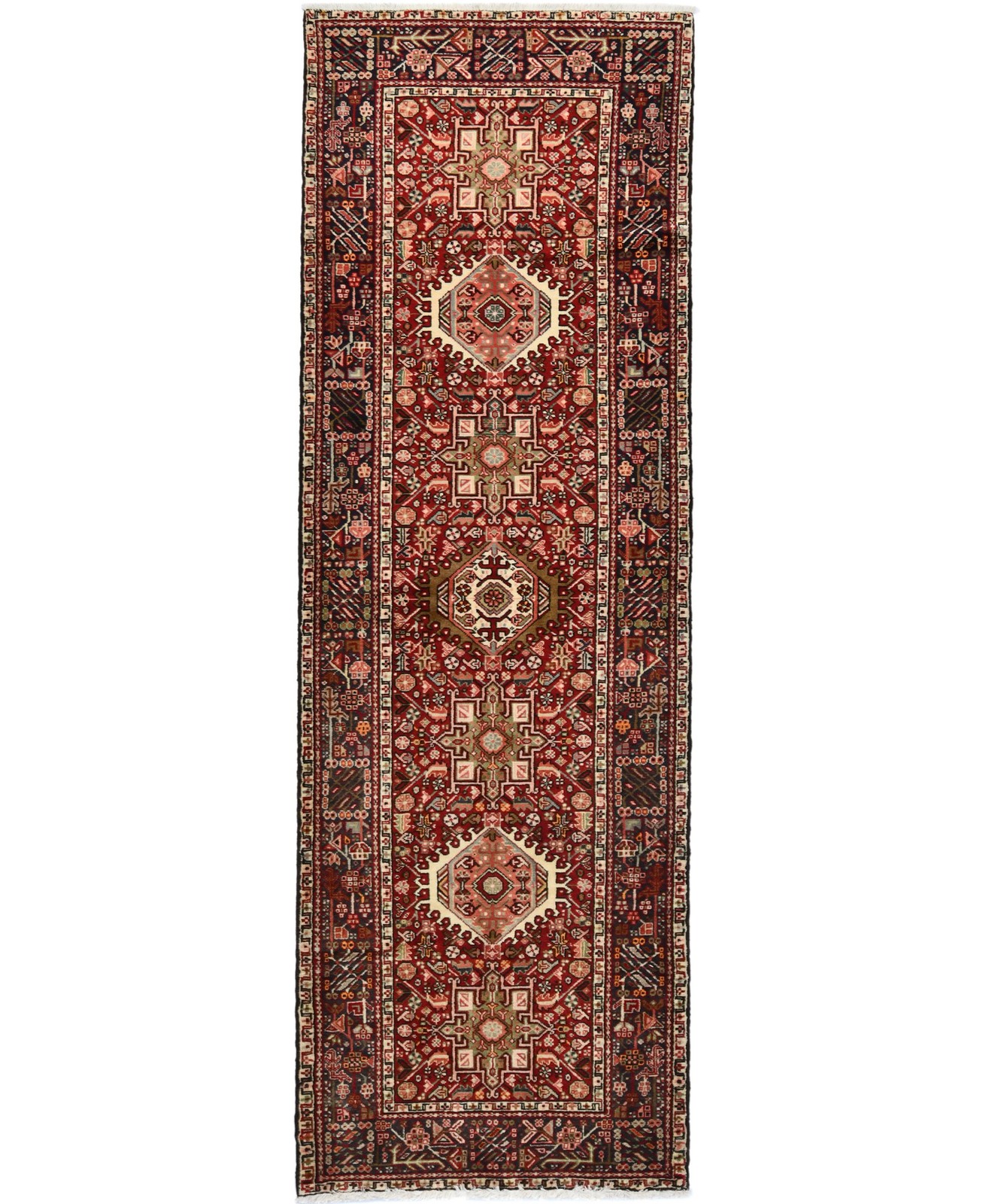 Tribal Oriental Runner Rug 3'6X10'4 ft Hallway Kitchen Farmhouse Decor Carpet gallery