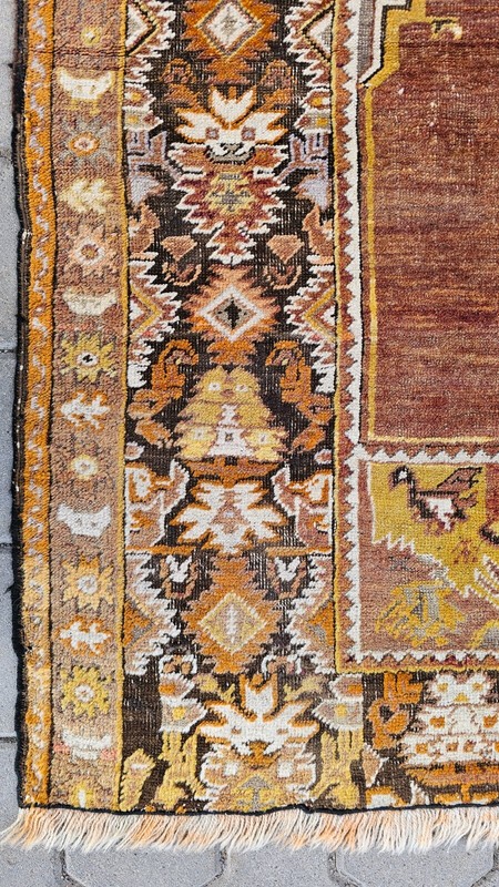 Antique rug, kilim rug 3x5, Geometric rug, wool rug,Greek carpet, Anatolian Rug gallery
