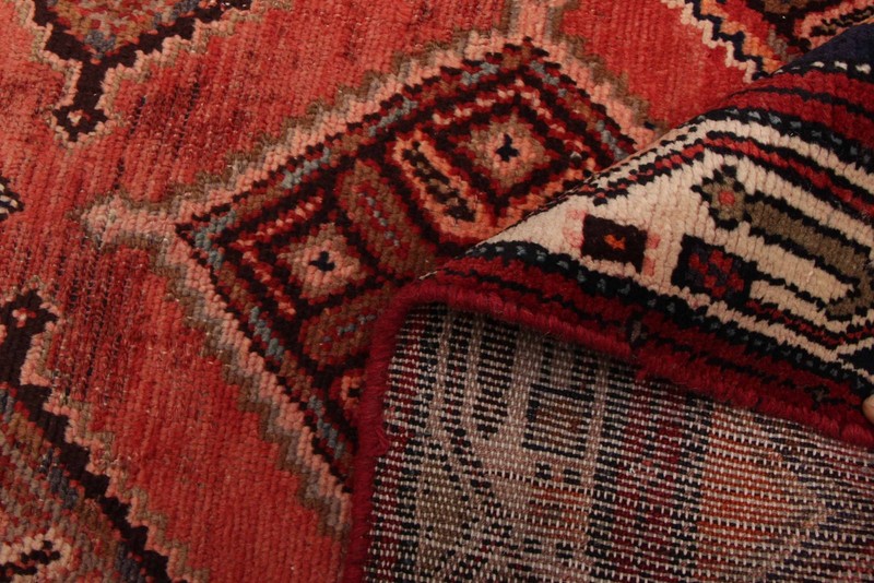 2'9" x 9'10" Vintage Hand-knotted Runner Rug Traditional Oriental Wool Carpet gallery