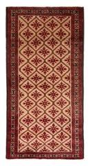 Traditional Vintage Hand-Knotted Oriental Carpet 3’1″ x 6’6″ Wool Area Rug