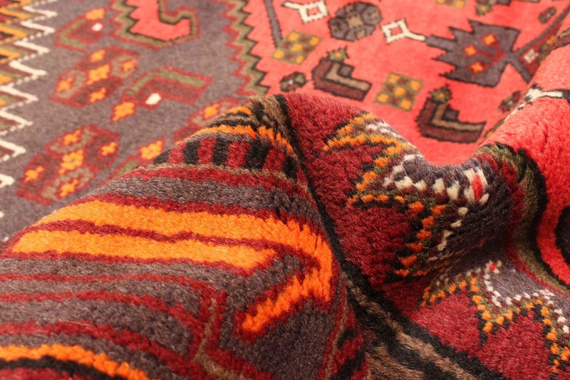 Vintage Hand-Knotted Area Rug 4'6" x 6'7" Traditional Oriental Wool Carpet gallery