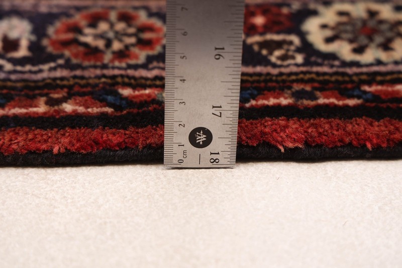 3'5" x 10'2" Vintage Hand-knotted Runner Rug Traditional Oriental Wool Carpet gallery