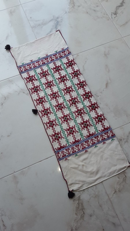 Geometric Motif Vintage Carpet Rug Handmade Kilim Wool Rug Cushion Decor Rug 2x4 gallery