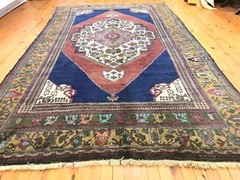 Antique 1900-1939s Exclusive Turkish Wool Pile Tribal Rug Turkey 5’6”x 9’7”