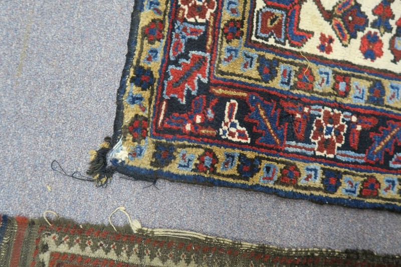 Vintage Karaja Serapi Oriental Area Rug 3'3 x 4'4 Hand-knotted Wool gallery
