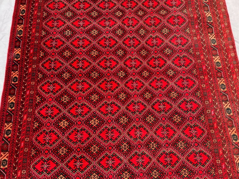 6x9 Ersari Rug – 1970s Afghan Sulaimani Wool Tribal Bedroom Carpet, Turkmen Rug gallery