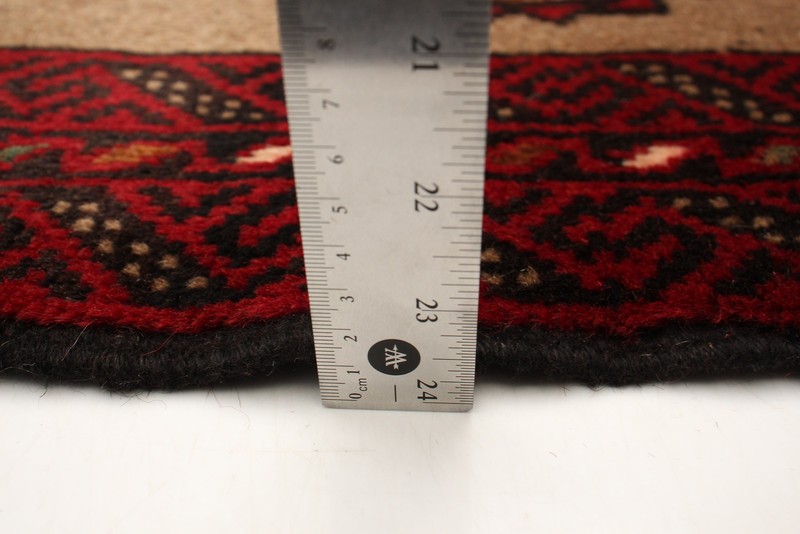 Vintage Geometric Area Rug 3'4" x 5'5" Traditional Hand-Knotted Wool Carpet gallery