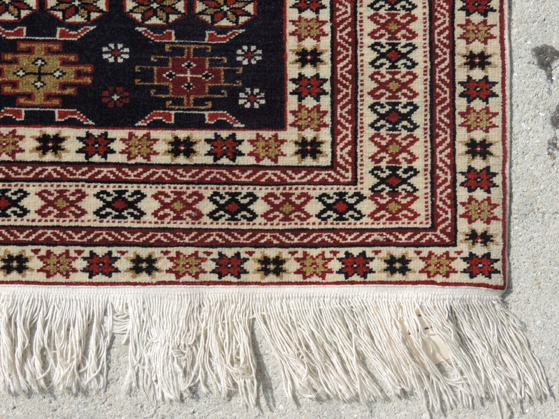 3x6ft. Handmade Caucasian Azerbaijan Wool Rug gallery