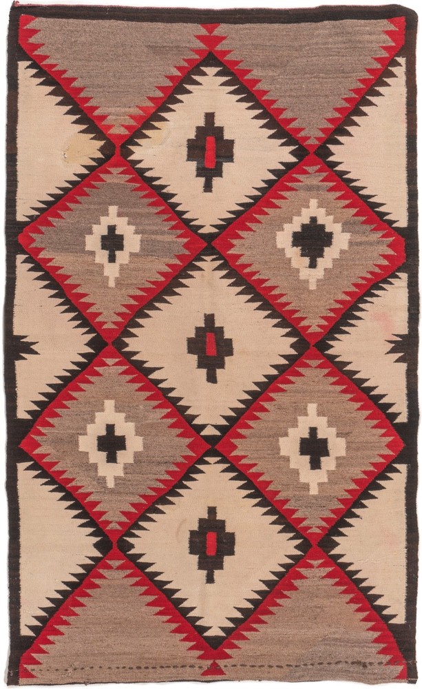 Vintage Navajo Rug 3'8 X 6' E21579