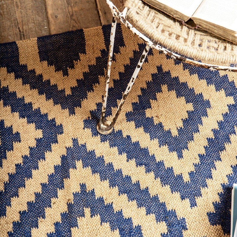 Rectangle Rug Modern Wool Jute Area Hallway Rug Kilim Vintage Accent Rug Runner gallery