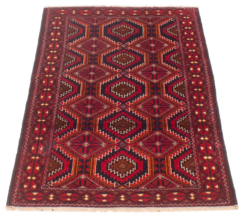 3'2" x 5'10" Vintage Hand Knotted Area Rug Traditional Oriental Wool Carpet gallery