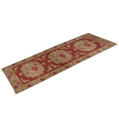 Runner Rug,Turkish Runner,Vintage Runner,Oushak Rug,Floor Rug,3’6 X 11’4 feet