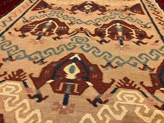 COLLECTORS’ ITEM Stunning Super Fine Flat Caucasian Shirvan Flat Weave Kilim
