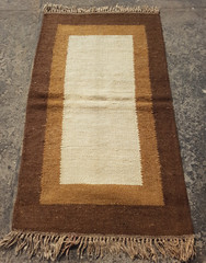 Vintage Handmade Turkish Minimalist Wool Kilim Floor Rug 157×90 cm