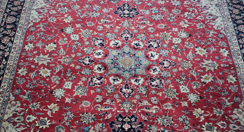 Fine Tabrizz Design Hand Knotted Wool Floral Chinese Oriental Rug 8'5"x11'9" gallery