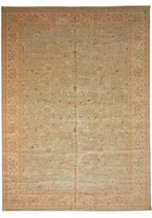 Chobi 13×17′ Gray Traditional Area Rug Genuine Hand-Knotted PIX-15433