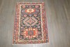 Antique Navy Karajeh Rug 2'10''x4'1'' gallery