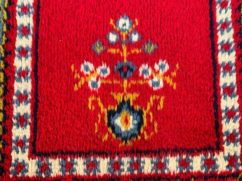 Vintage Mid-Century Scandinavian: Long-Pile Rya Shags, Traditional Rug (2x4 ft.) gallery