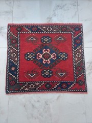Antique 2.23×1.96 ft Rug Handmade Anatolian Rug Organic Wool Carpet Rug Nice Rug