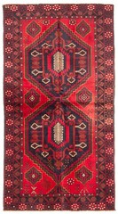 Vintage Traditional Hand-Knotted Area Rug 3’5″ x 6’6″ Oriental Wool Carpet