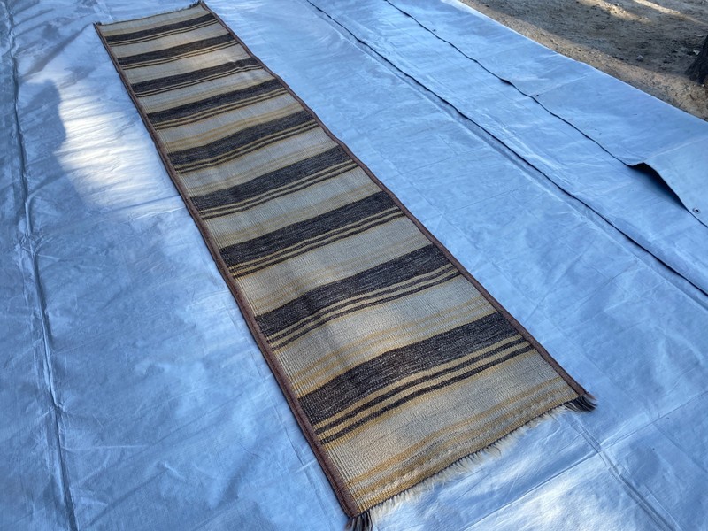 2x10 ft Afghan Runner Striped Handwoven Geometric Turkmen Entryway Wool Area Rug gallery