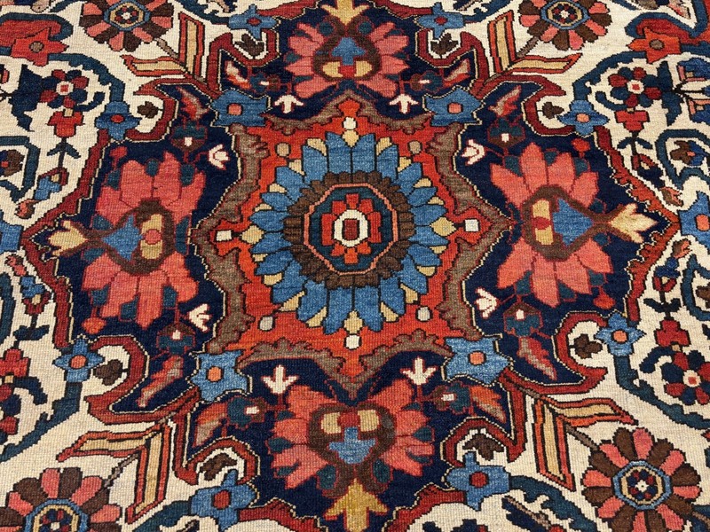 11x16 Vintage Bakhtiari Oriental Handwoven Wool Rug Antique Knotted Tribal Rust gallery