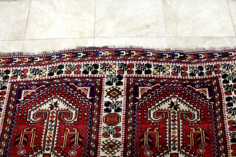 14X6 1960's MASTERPIECE MINT HAND KNOTED VEGETABLE DYE HERIZZ WOOL GALLERY RUG gallery