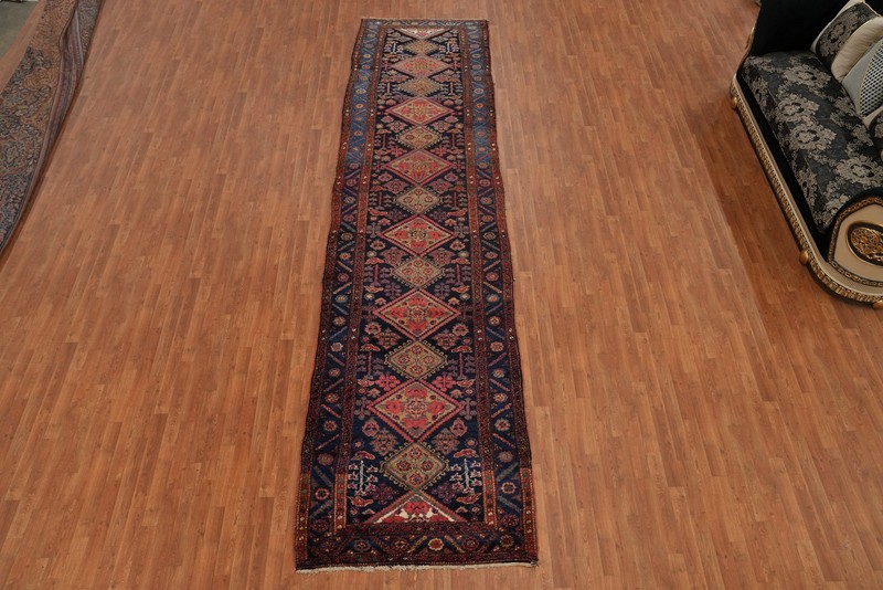 Vegetable Dye Tribal Hand-knotted Traditional 16 ft Long Runner Rug 4x16 Carpet gallery