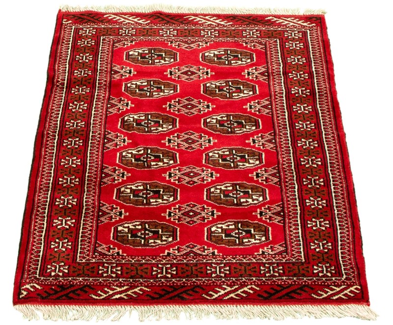 Traditional Vintage Hand-Knotted Area Rug 3'5" x 4'9" Oriental Wool Carpet gallery
