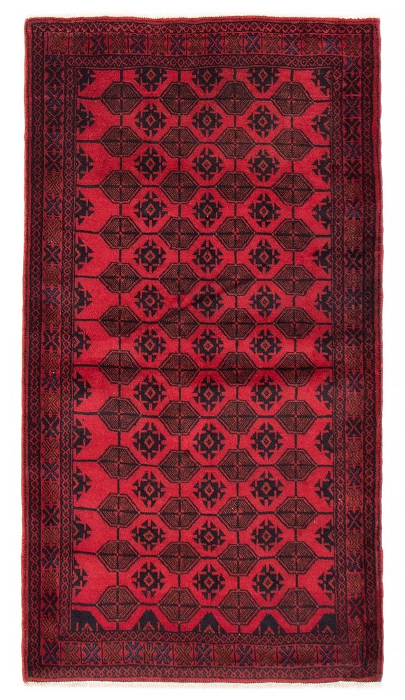 3'7" x 6'6" Vintage Hand Knotted Area Rug Traditional Oriental Wool Carpet