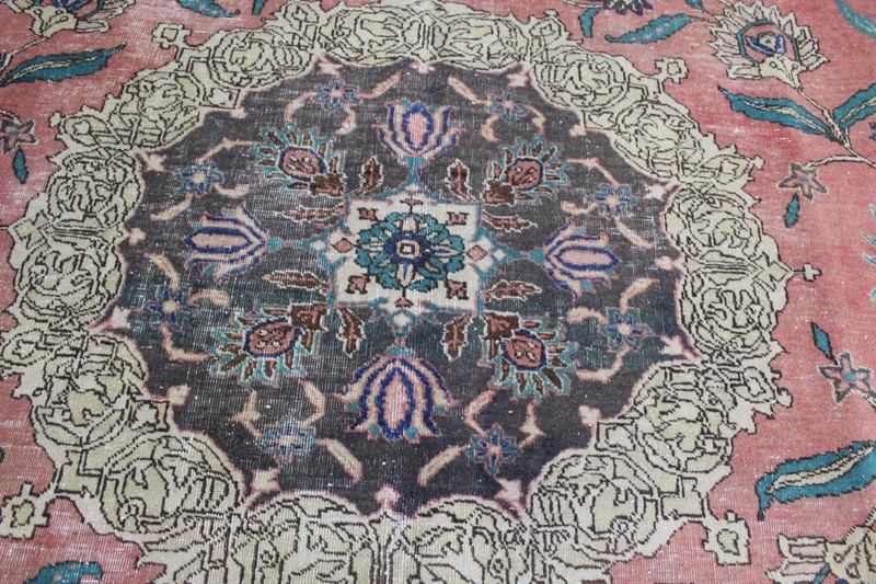 Antique Oriental Khoy Carpet 315 x 245 cm Hand Knotted Wool Rug Floral C1910. gallery