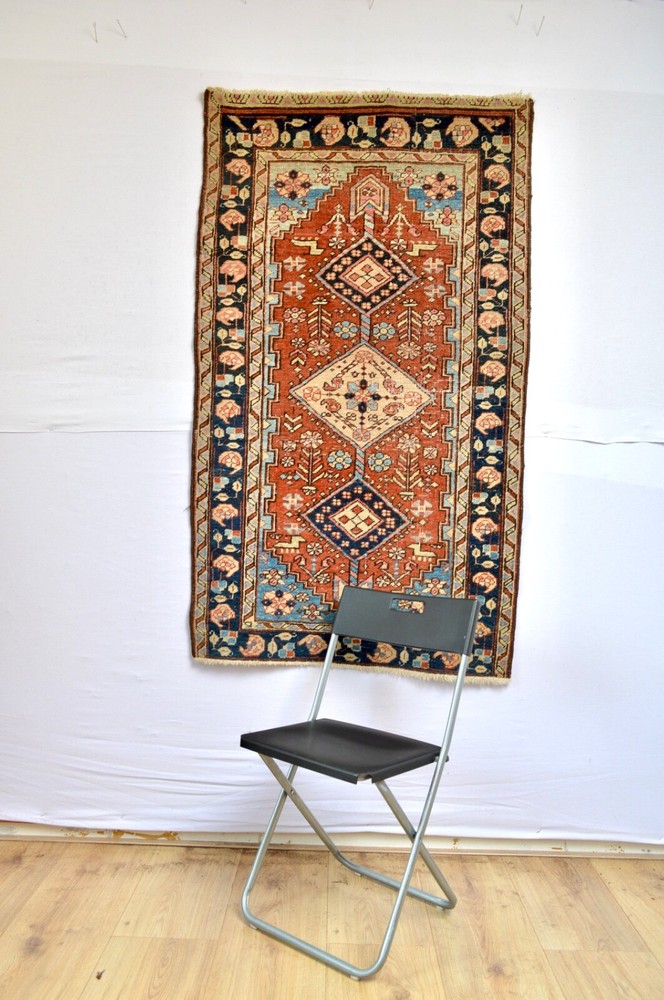 FABULOUS ANTIQUE HERIZ OR BAKSAISH REGION RARE SIZE RUG ***WWS***