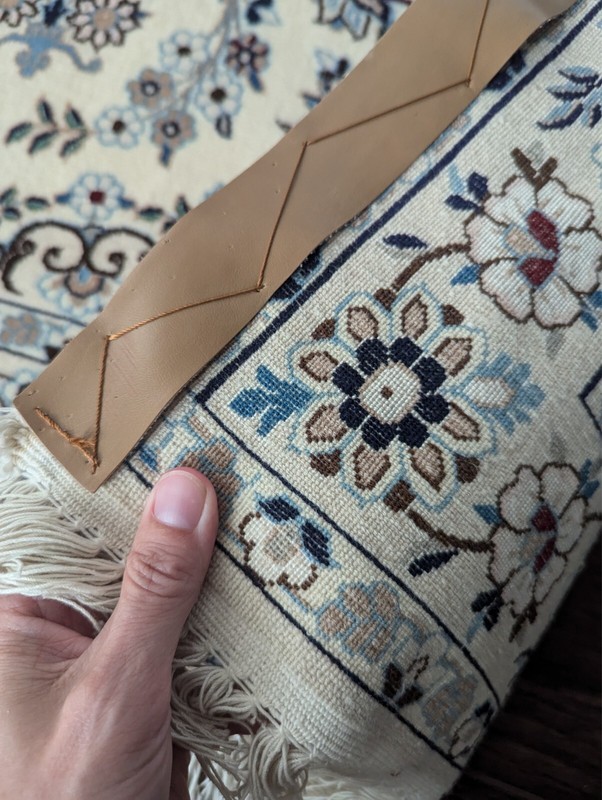 3x5ft. Handmade Wool and Silk Rug gallery