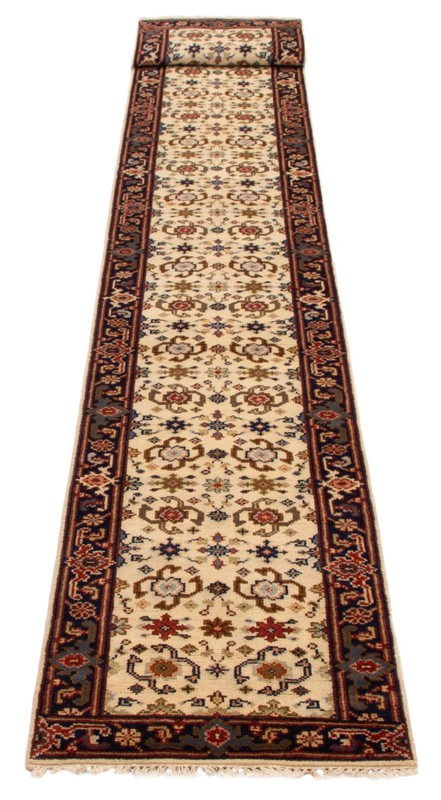 2'6" x 15'10" Vintage Hand-knotted Runner Rug Traditional Oriental Wool Carpet gallery