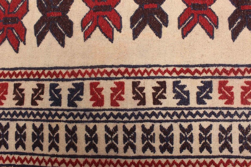 Vintage Hand Woven Area Rug 4'1" x 6'1" Traditional Wool Oriental Carpet gallery